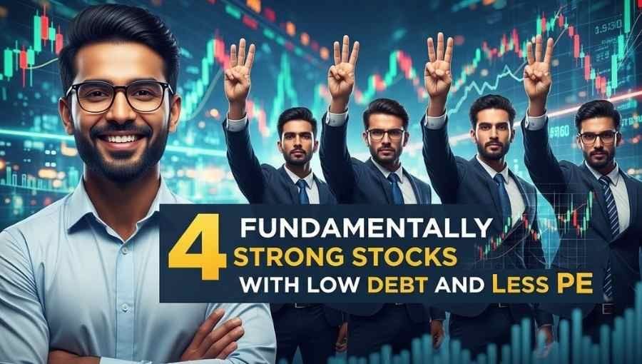 4 Fundamentally Strong Stock With Low Debt And PE