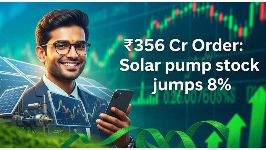 356Cr Order Got This Solar Pump Stock